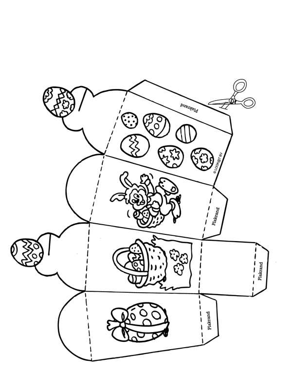 Kolorowanka: Wielkanocne Zajączki - Kreatywna Zabawa na Święta kolorowanka do druku